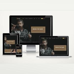 Berber Web Sitesi Onepage v4.0