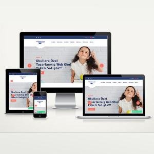 Kreş / Eğitim Kurumu Web Sitesi Paketi Nurs v4.5