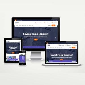 Kombi Klima Teknik Servis Hazır Site Paketi