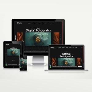 Dijital Fotoğrafçı Web Sitesi Paketi Doya