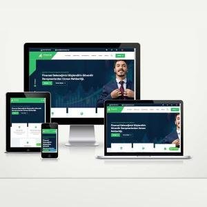 Finans - Danışmanlık Web Sitesi Paketi Financial