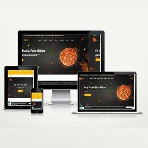 Pizza Restaurant Web Sitesi Paketi Chile